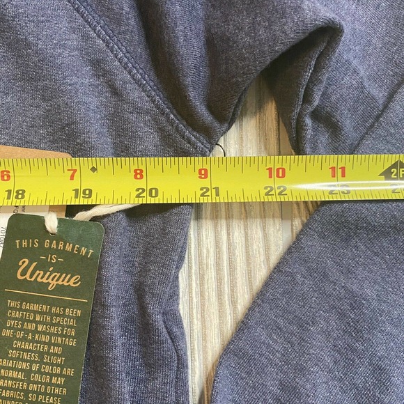 Legacy Casual Apparel West Virginia 1/4 Zip Pullover Mens M Blue Pockets NWT - Picture 11 of 12